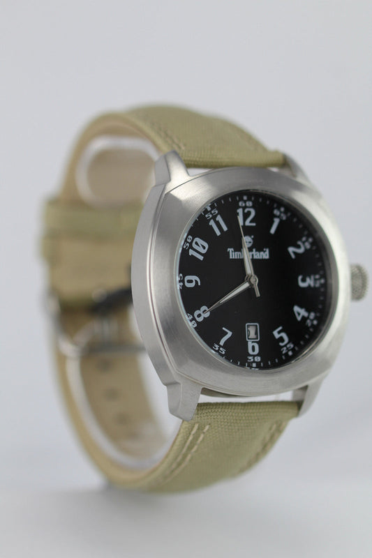 Men's Timberland Watch w/light tan strap QT4115105