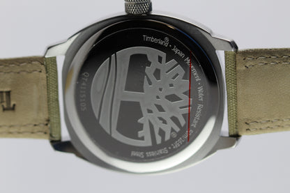 Men's Timberland Watch w/light tan strap QT4115105