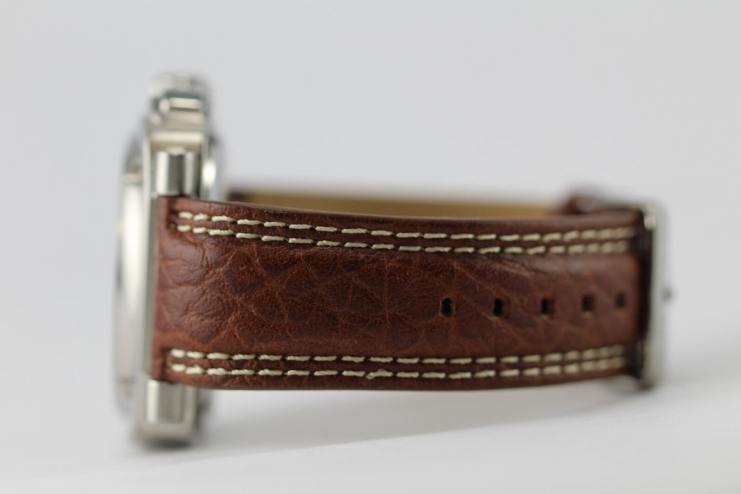 Timberland Chronograph-brown leather band QT712 2102