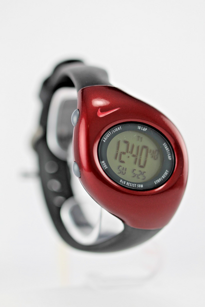 NIKE Triax 10 Regular watch WR0006.Red&Blk