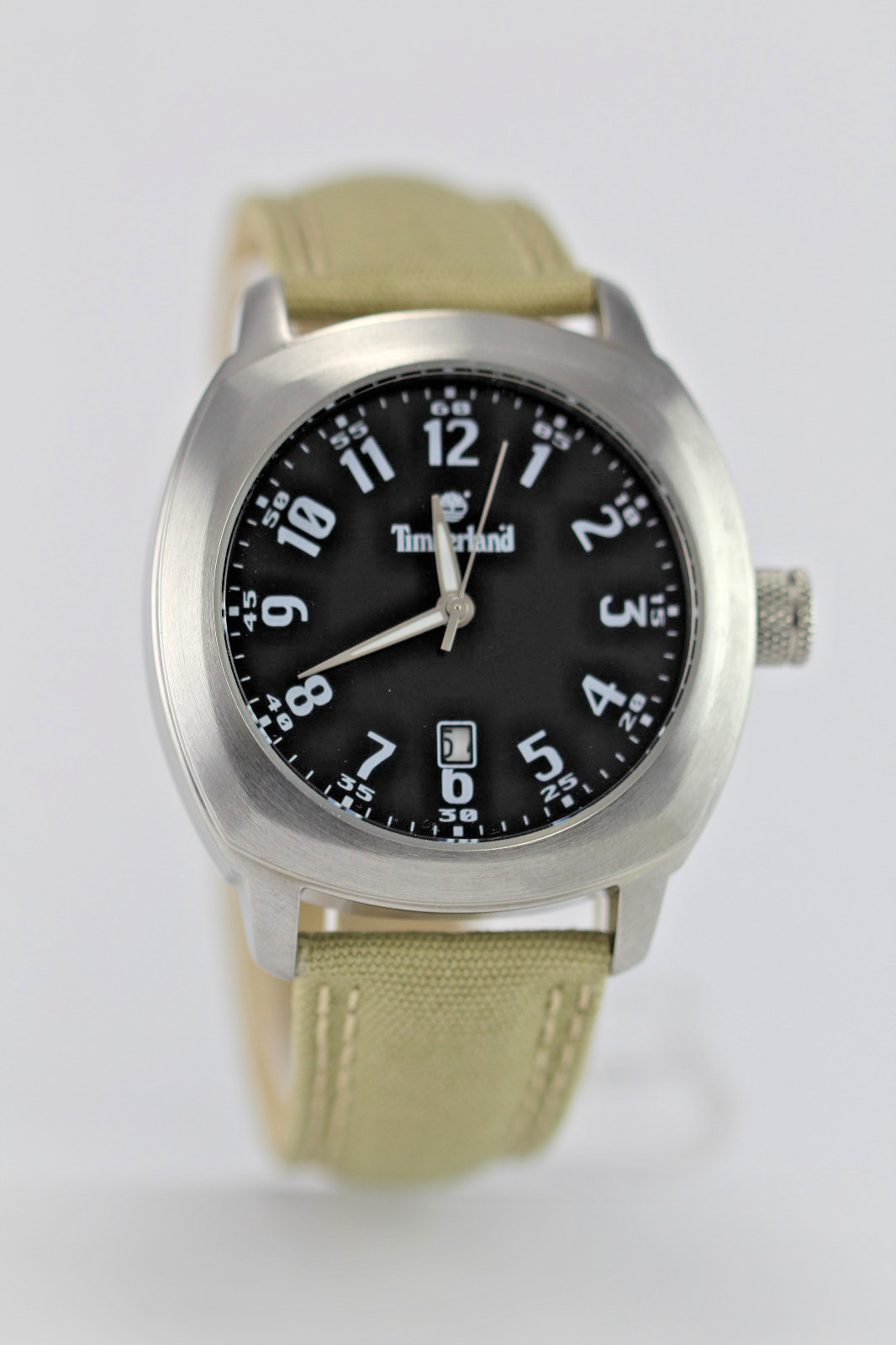 Men's Timberland Watch w/light tan strap QT4115105