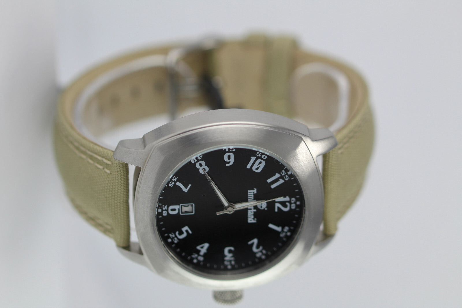 Men's Timberland Watch w/light tan strap QT4115105