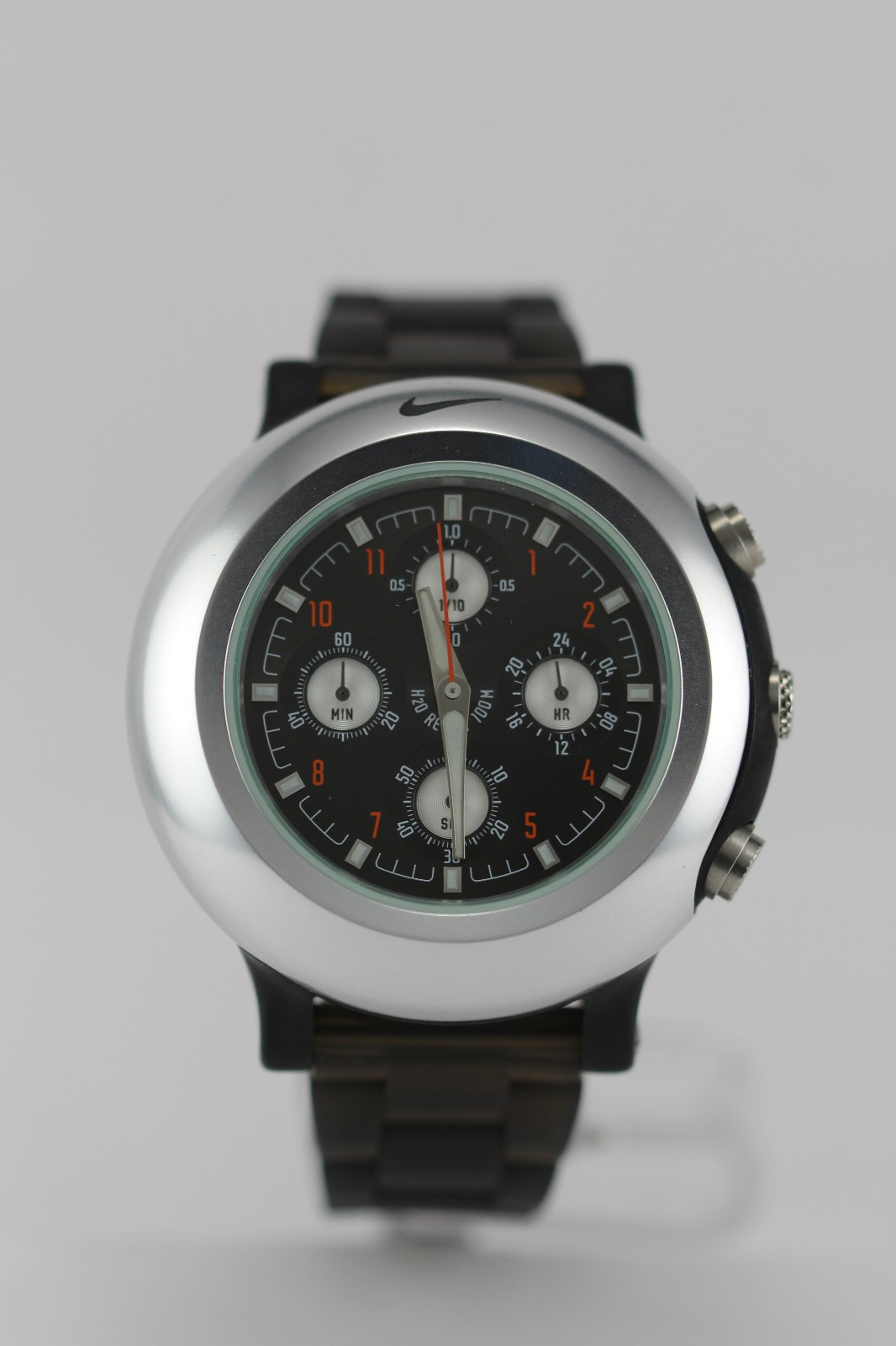 Nike Analog Chrono Watch WA0022 Black & Orange Dial