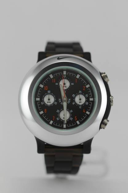 Nike Analog Chrono Watch WA0022 Black & Orange Dial