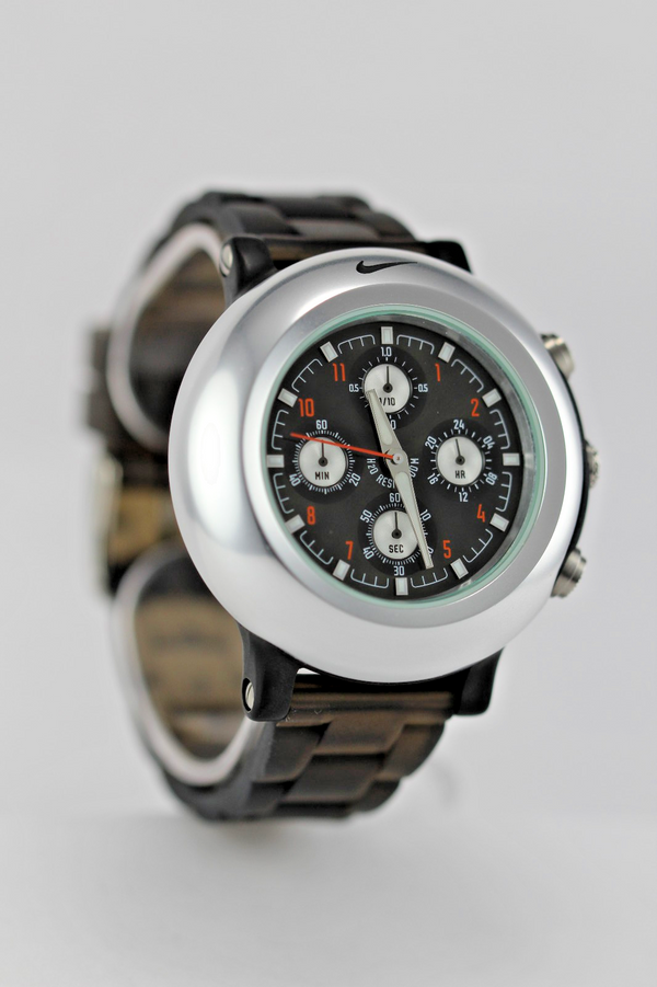Nike Analog Chrono Watch WA0022 Black & Orange Dial