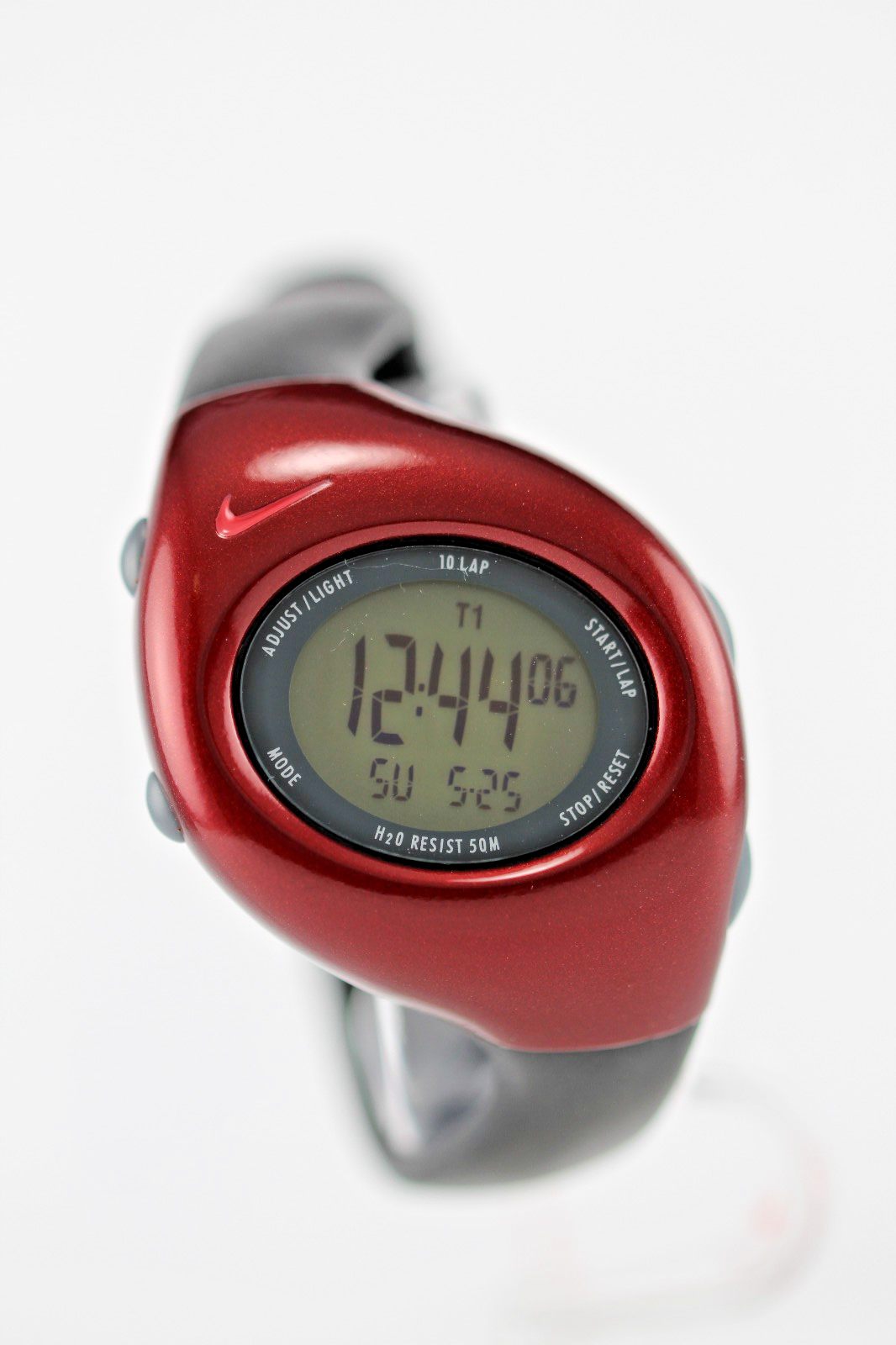 NIKE Triax 10 Regular watch WR0006.Red&Blk